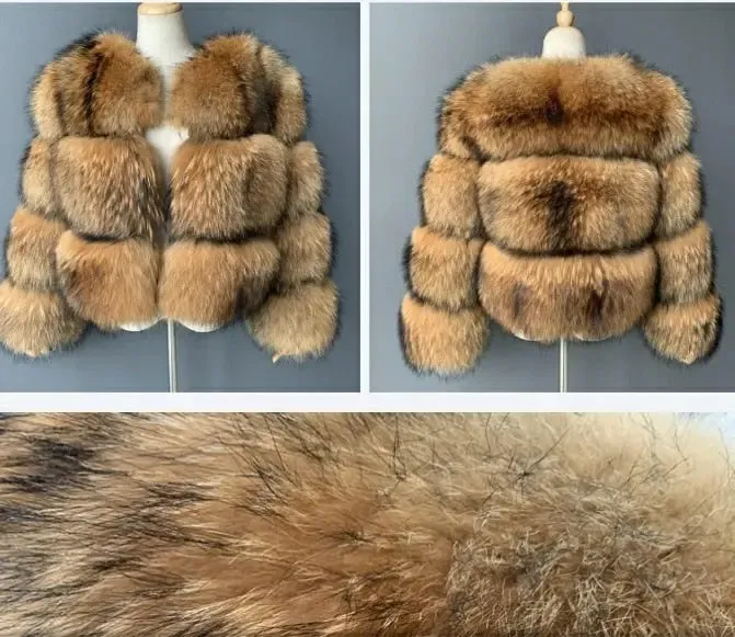 Faux Fur Thick Cropped Jacket