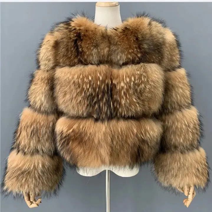 Faux Fur Thick Cropped Jacket