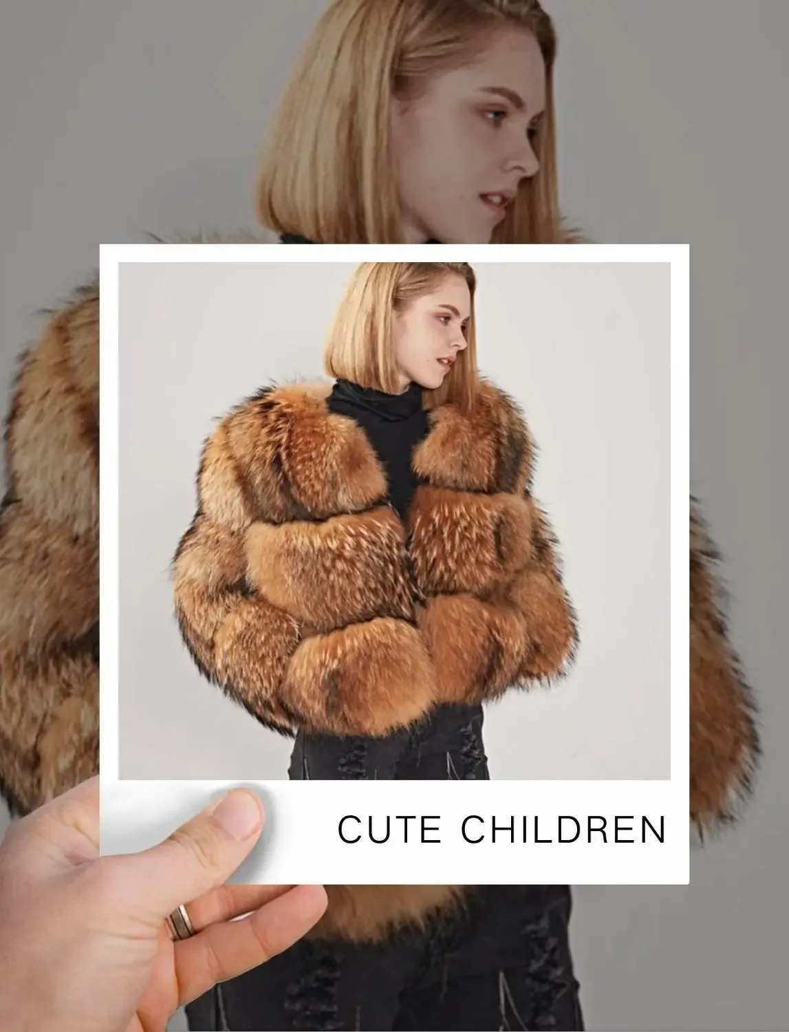 Faux Fur Thick Cropped Jacket