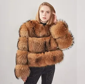 Faux Fur Thick Cropped Jacket
