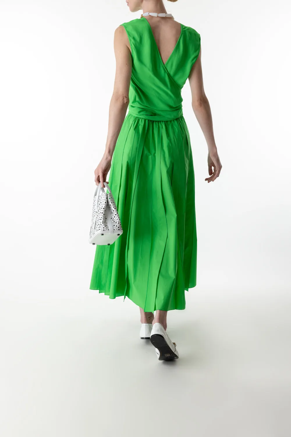 Flared Midi Skirt