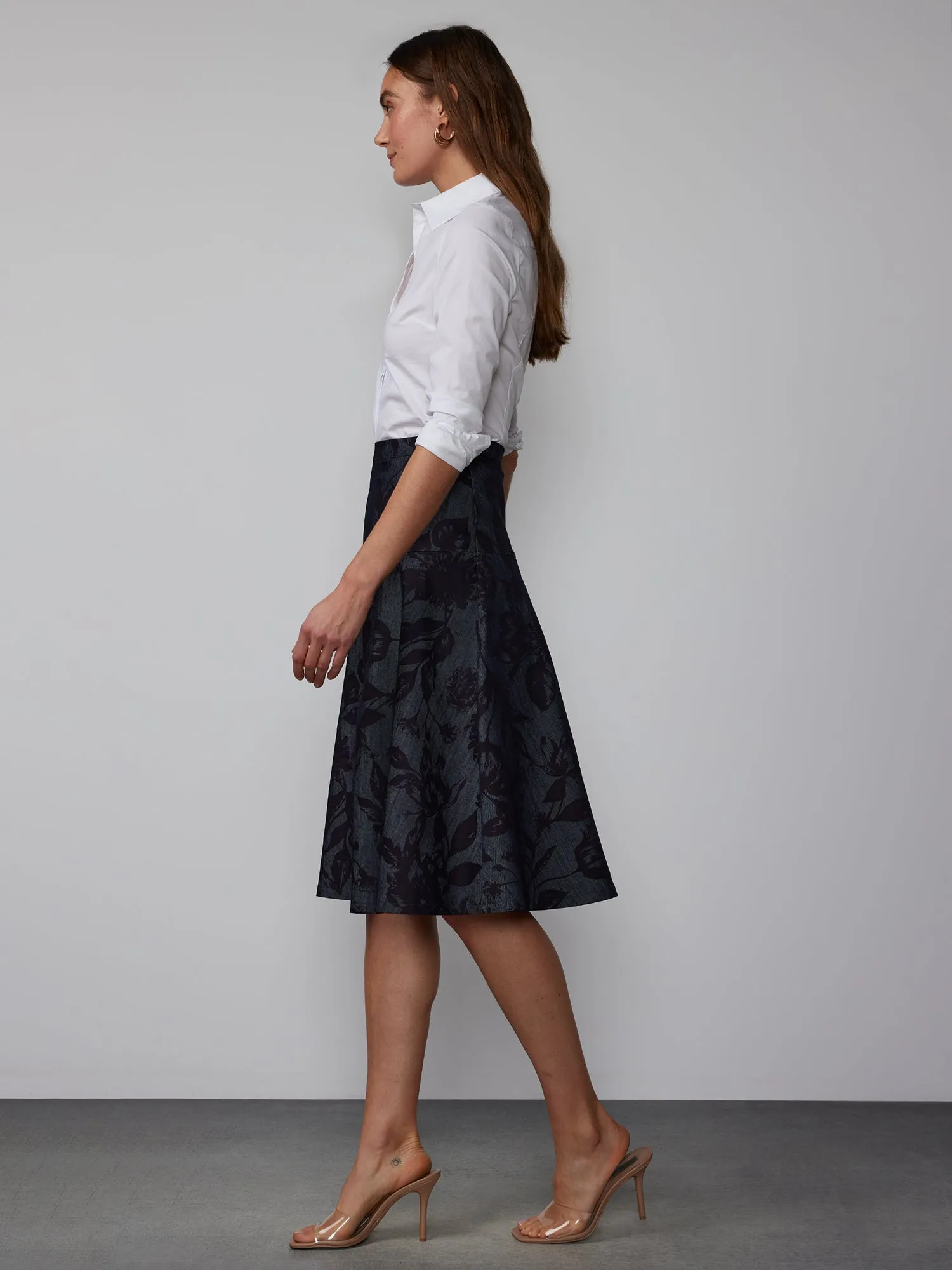 Floral Midi Skirt