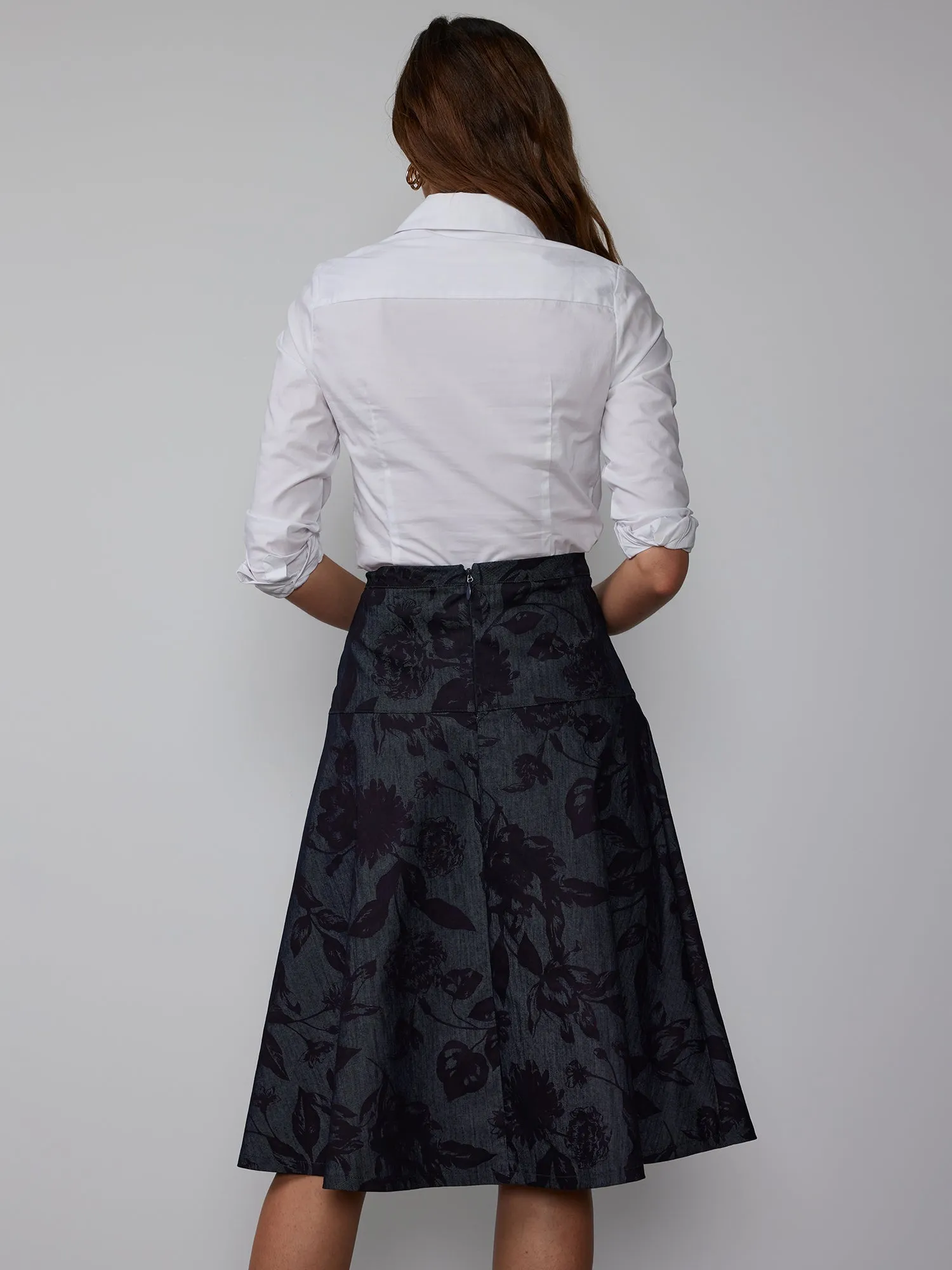 Floral Midi Skirt