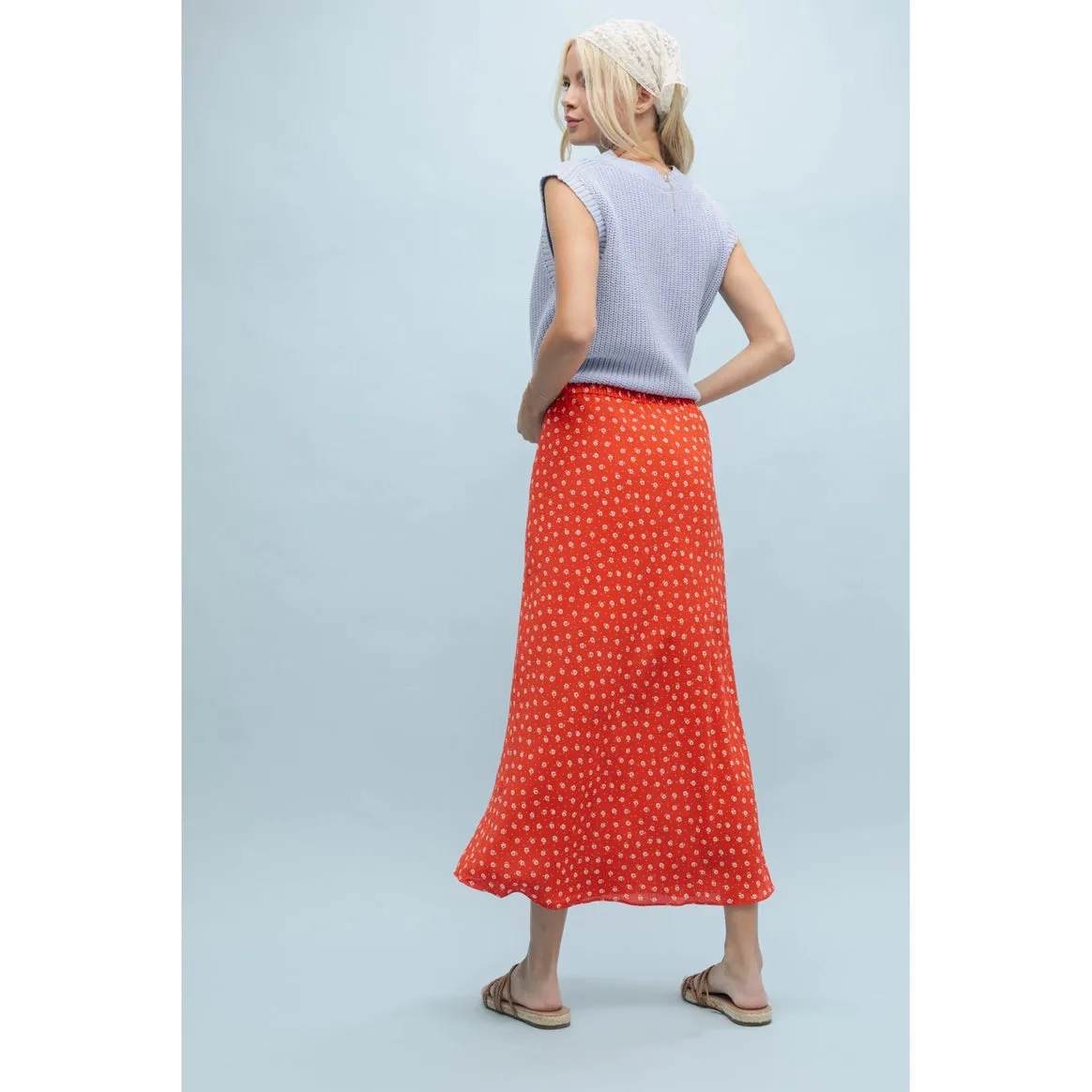 Floral Midi Skirt