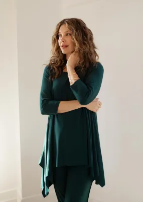 Flounce Boomerang Tunic