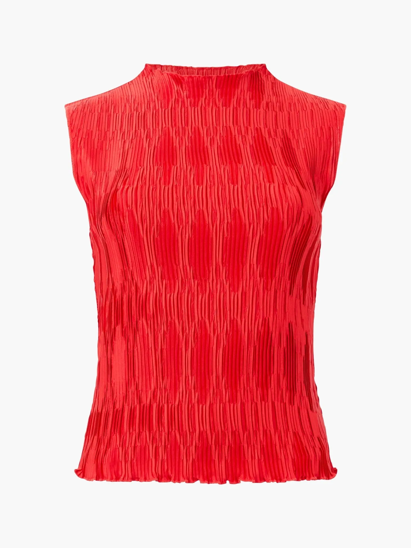 French Connection Moira Pleated Sleeveless Top