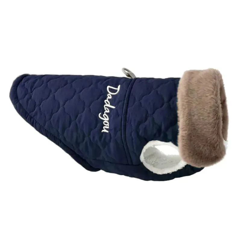 Fur Collar - Winter Dog Jacket