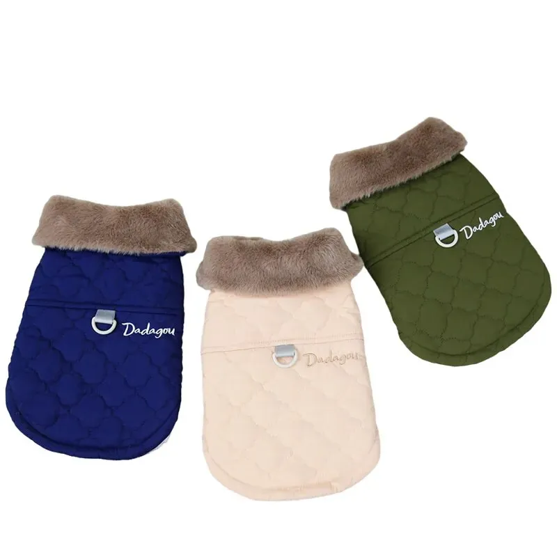 Fur Collar - Winter Dog Jacket