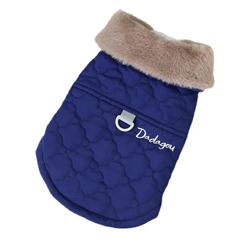 Fur Collar - Winter Dog Jacket
