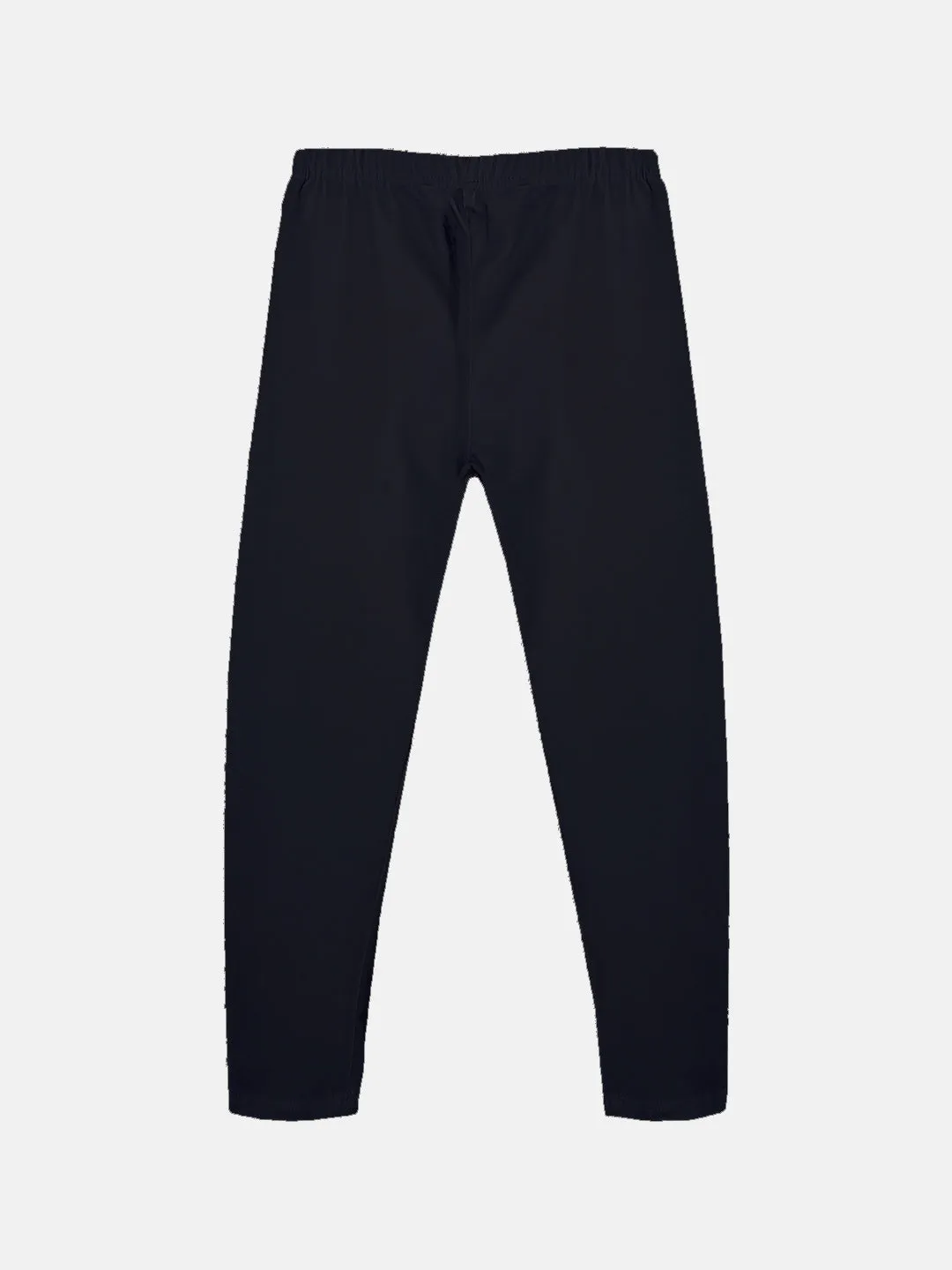 Girls Solid Leggings Pack of 2