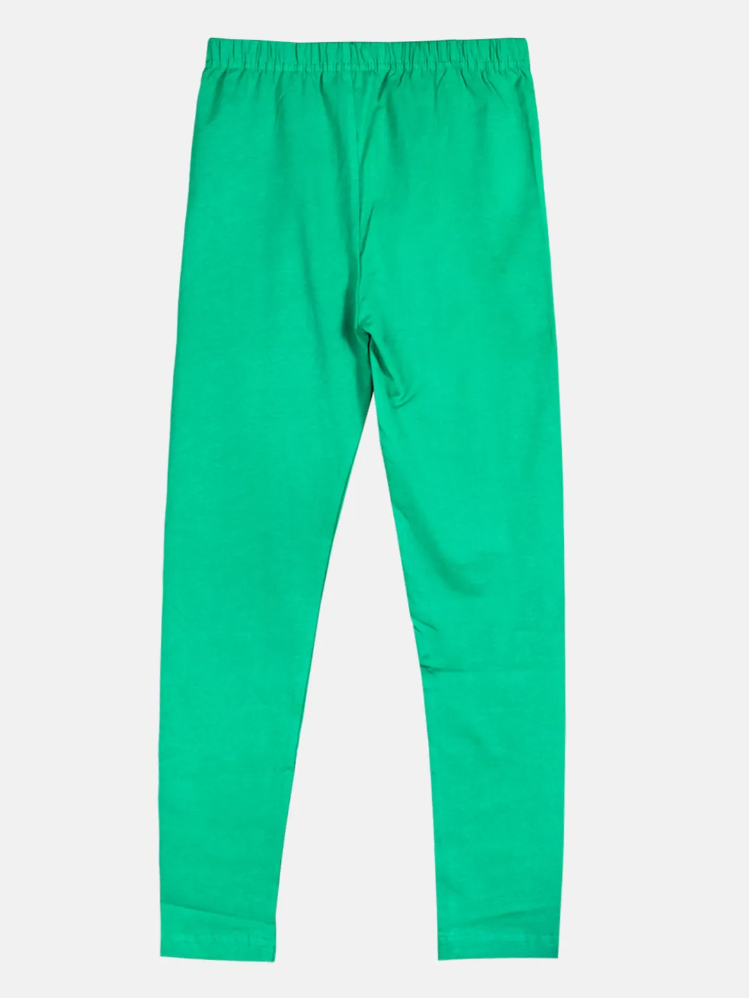 Girls Solid Leggings Pack of 2