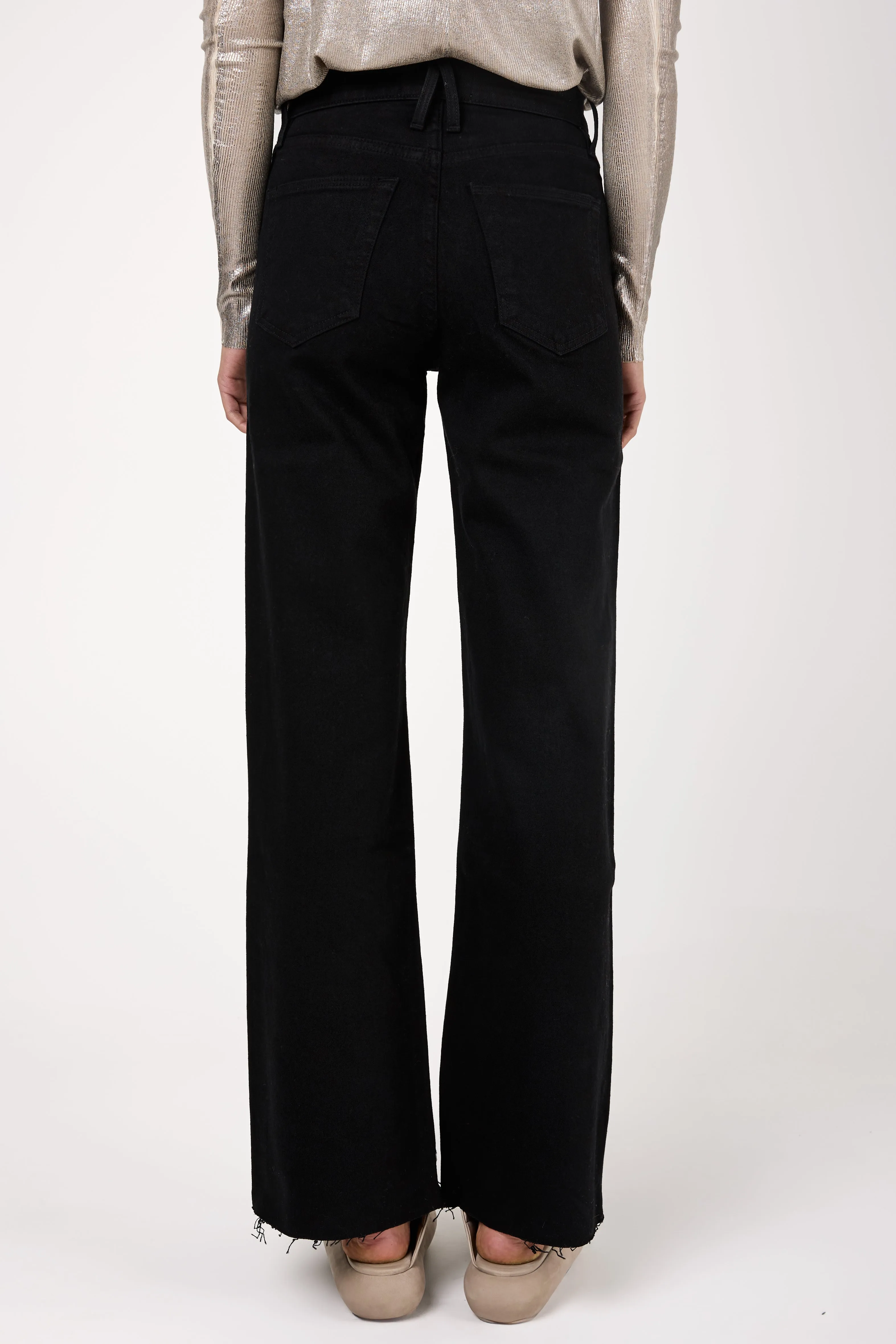 Grace High Waist Jean in Jet Black