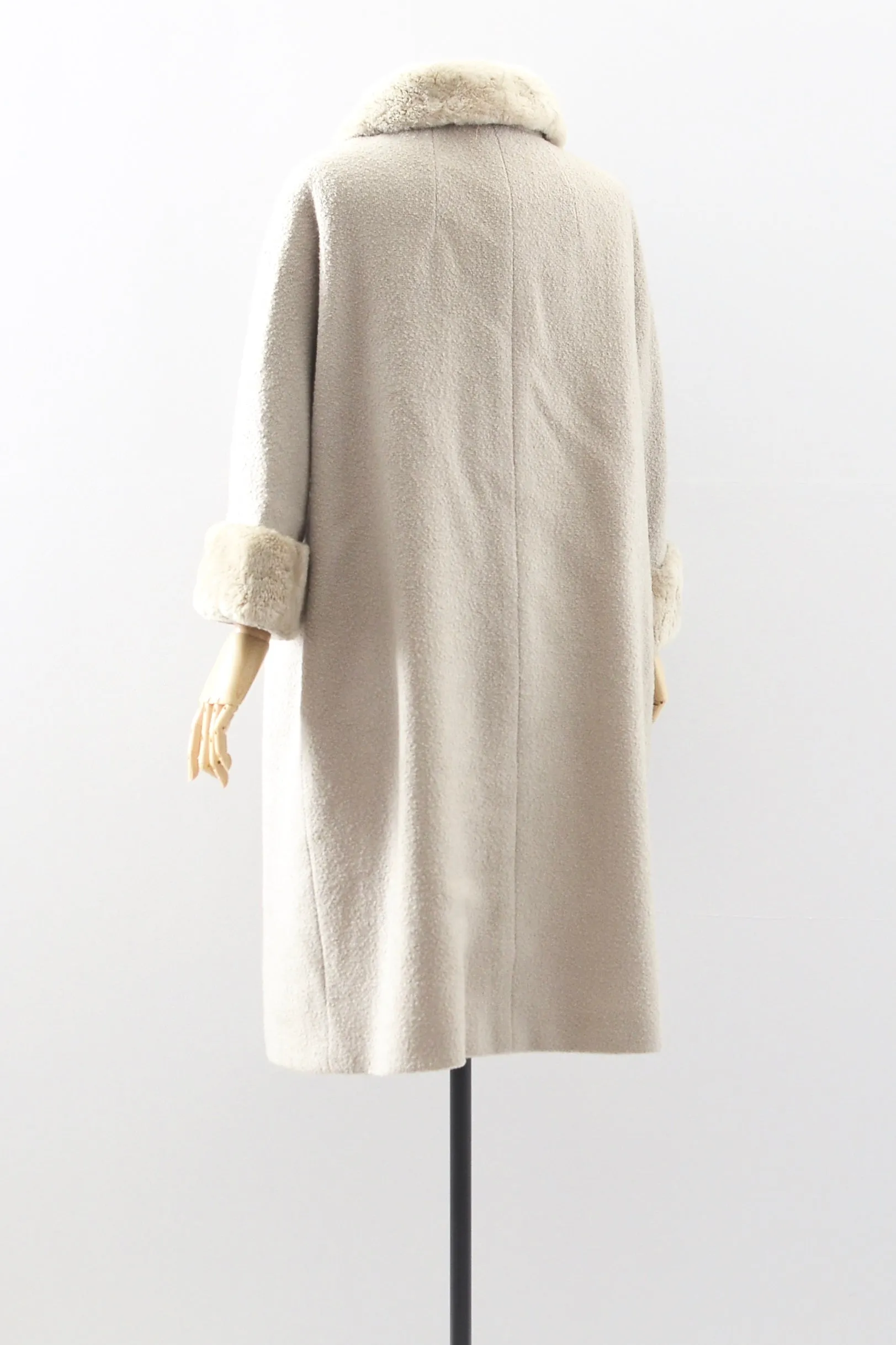 Grey Boucle Coat