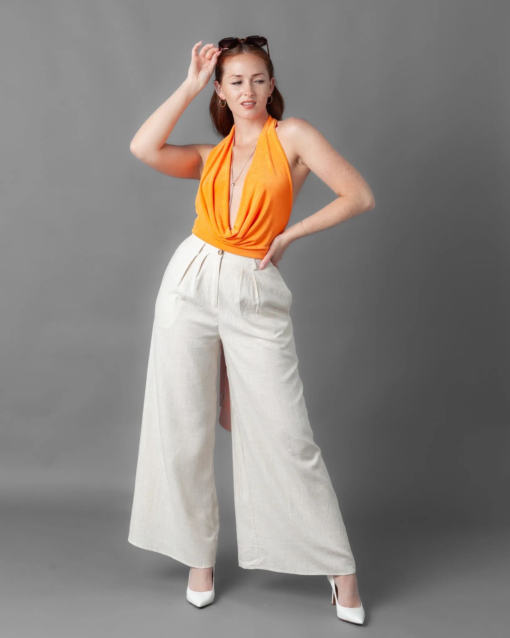Harrisburg Linen Wide Leg Pants