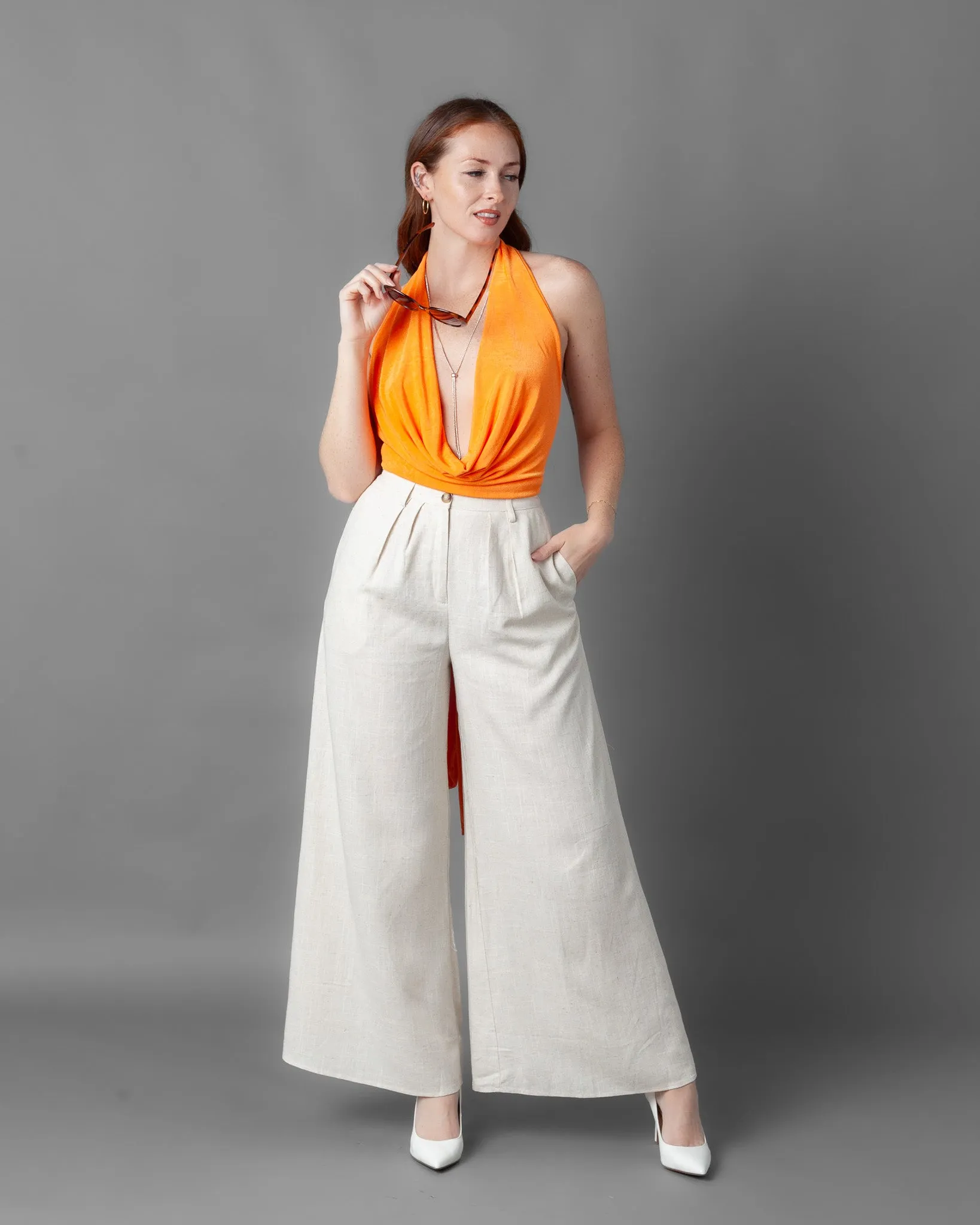 Harrisburg Linen Wide Leg Pants