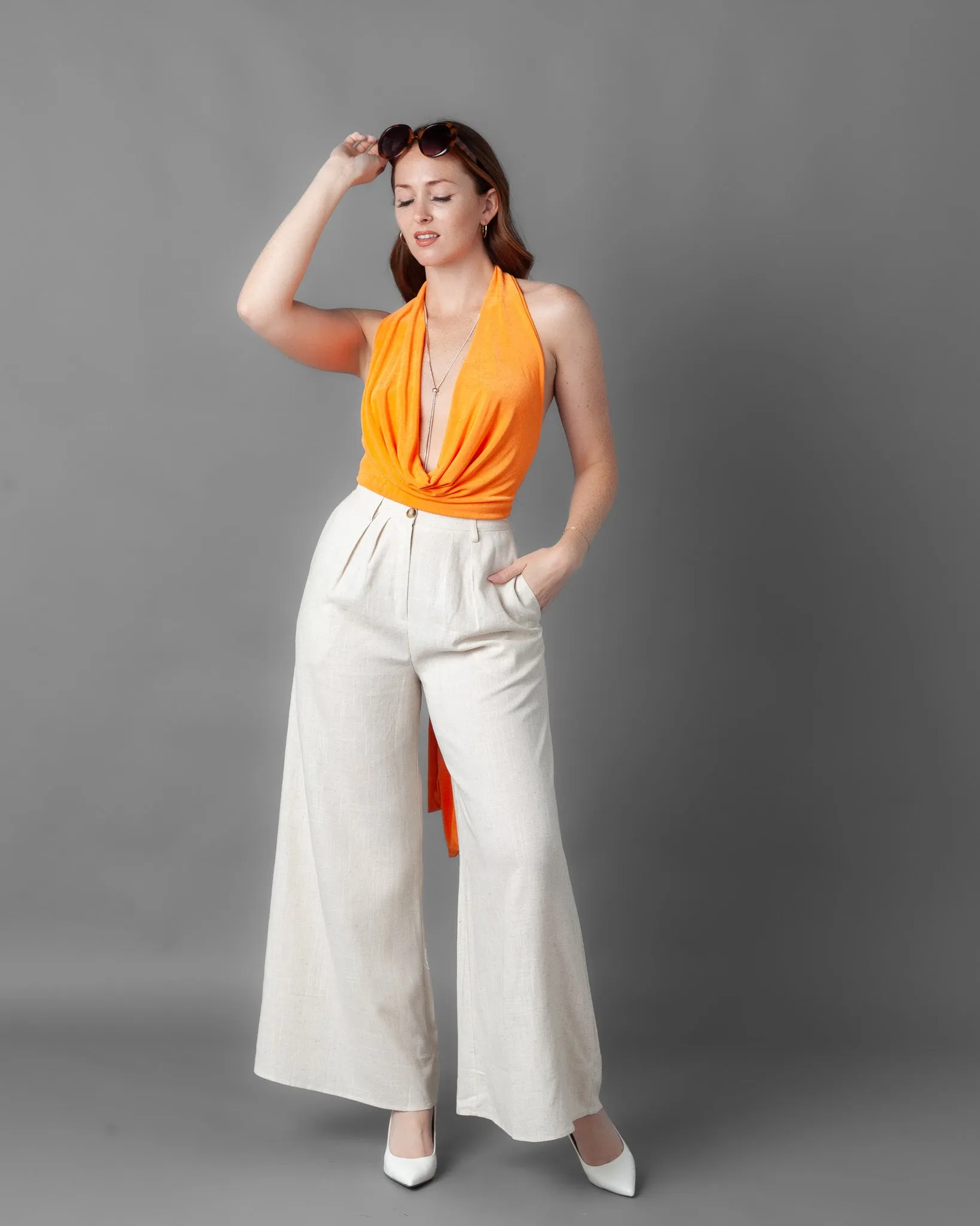 Harrisburg Linen Wide Leg Pants