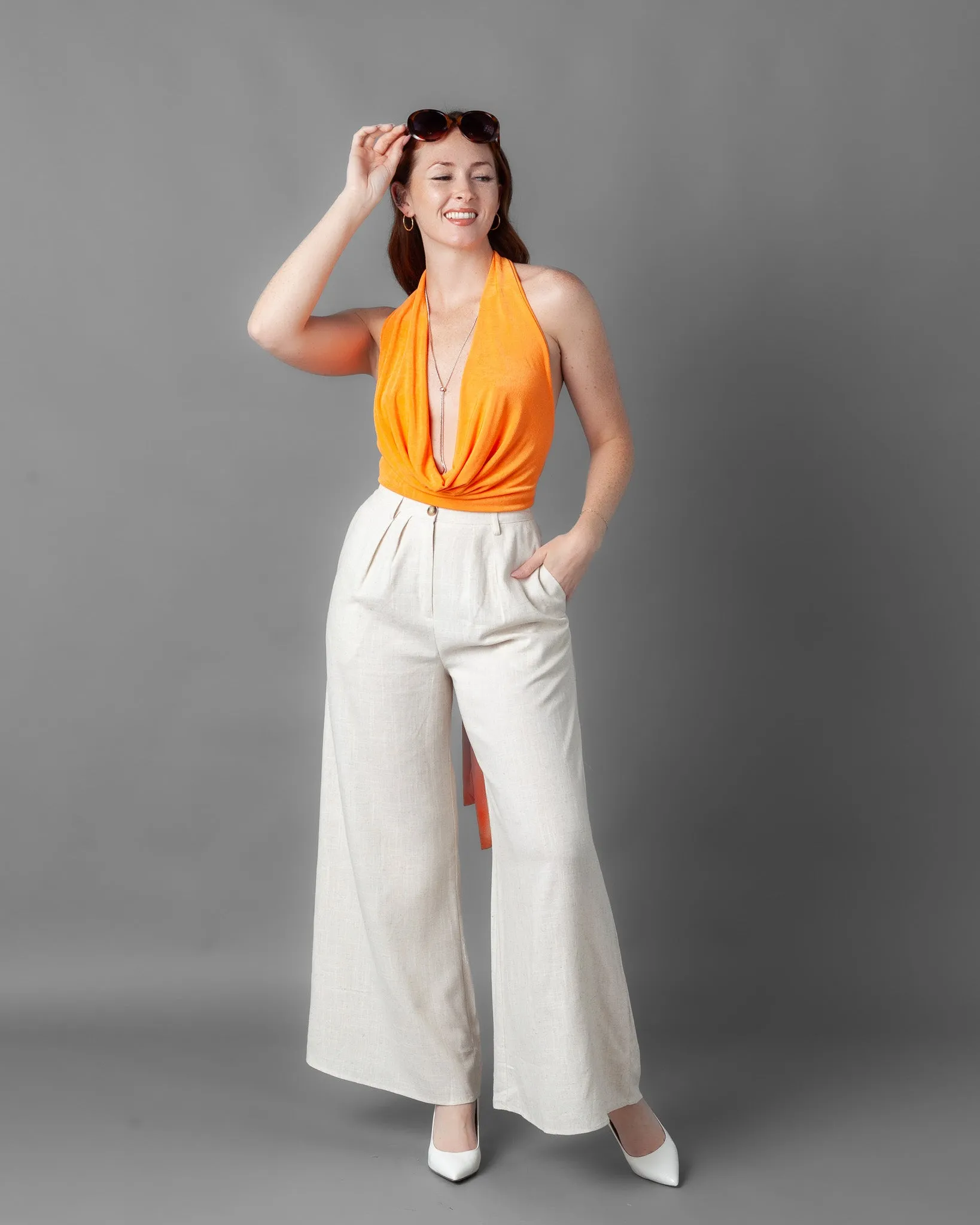 Harrisburg Linen Wide Leg Pants