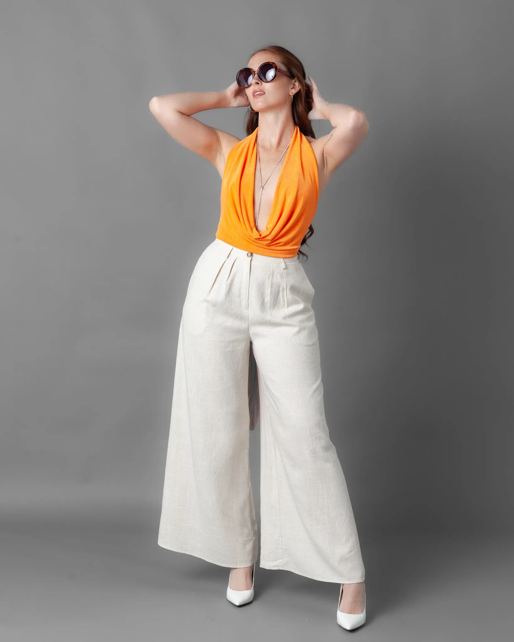 Harrisburg Linen Wide Leg Pants