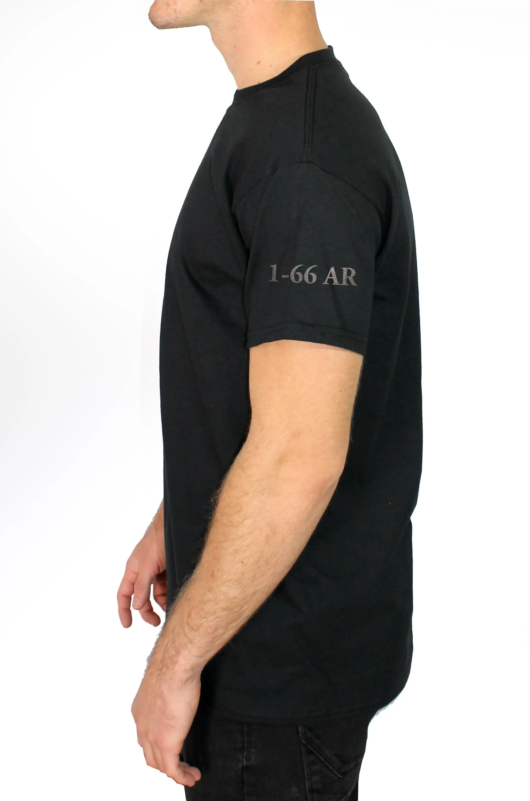 Hellhound 50-50 Blend Black Unisex PT Short Sleeve Shirt. Approved for PT
