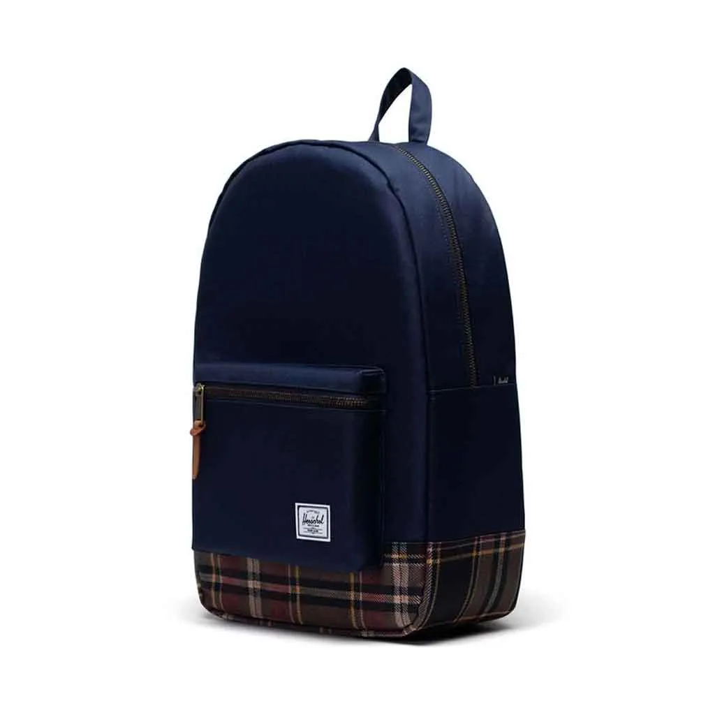 Herschel Settlement Backpack - Peacoat/Peacoat Plaid