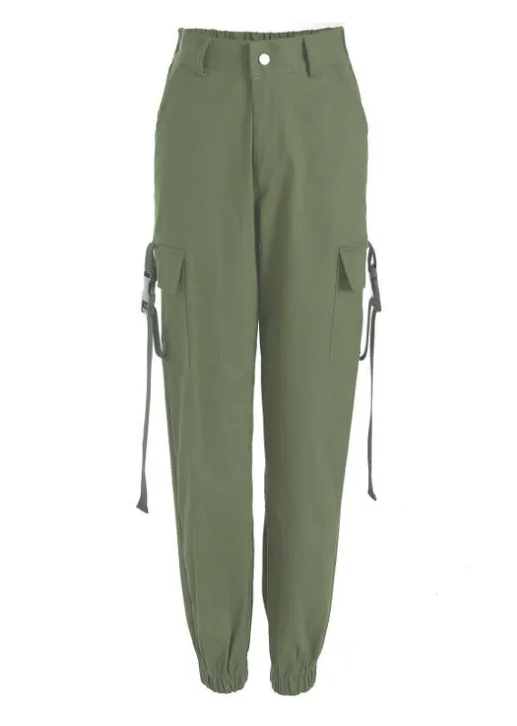 High Waist Cargo  Pockets