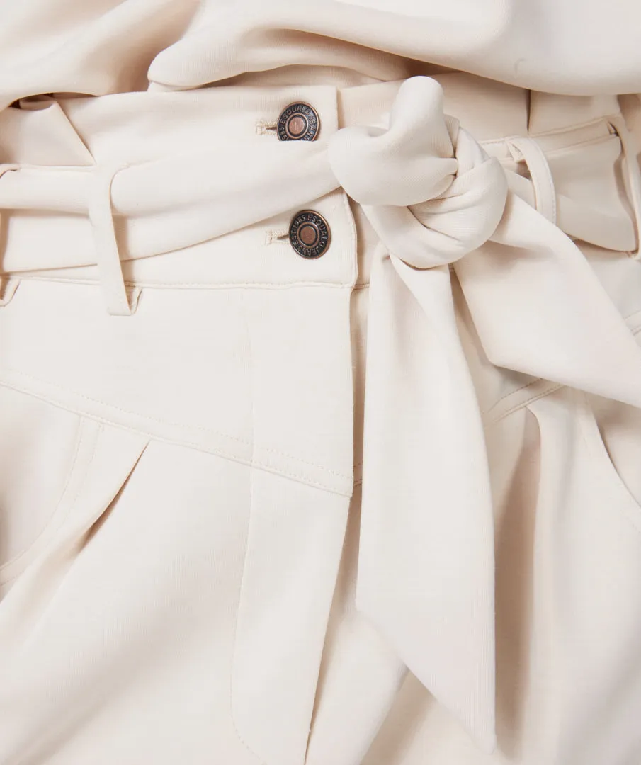 High Waisted Belt Skirt