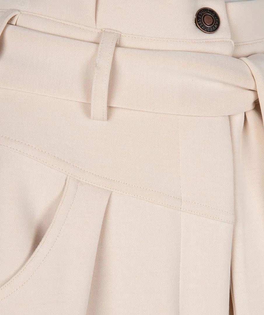 High Waisted Belt Skirt