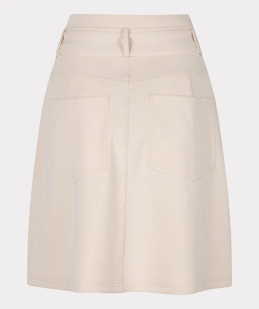 High Waisted Belt Skirt