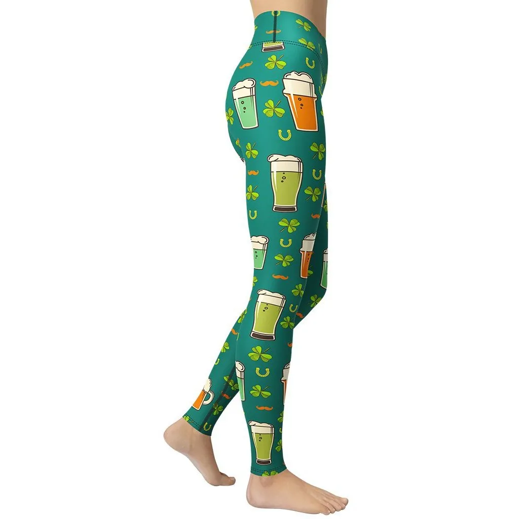 Irish Beer Yoga Leggings