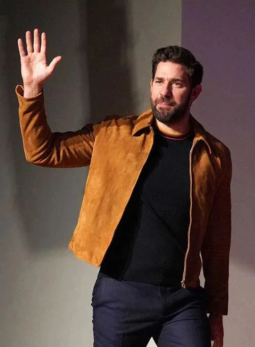 JOHN KRASINSKI SUEDE JACKET