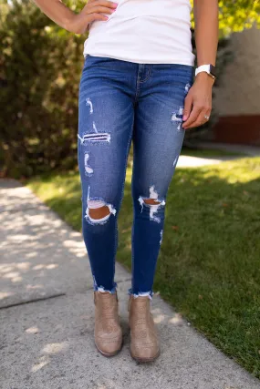 KanCan Samantha High Rise Ankle Skinny Jeans