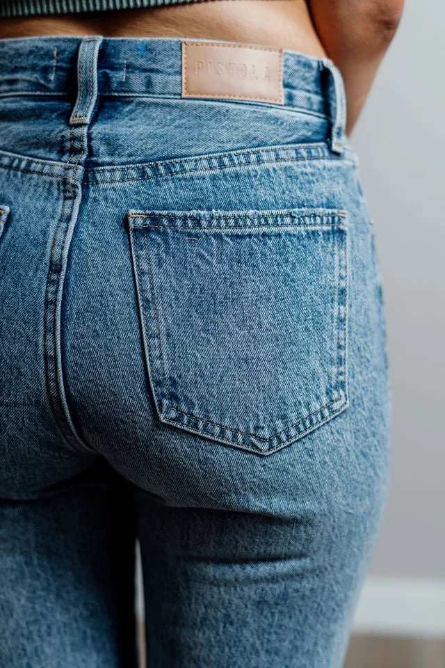 Keaton High Rise Slim Straight Jean