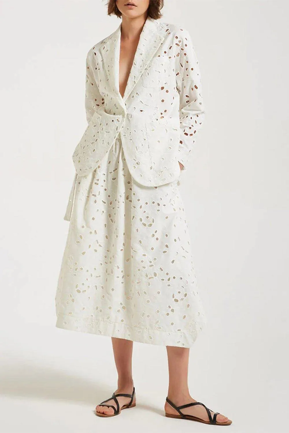 Lace Midi Skirt