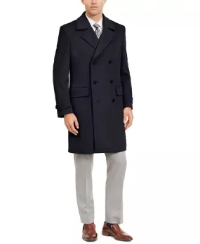 Lauren Ralph Lauren Men's Classic Double Breasted Peacoat Coat Jacket Blue 44L