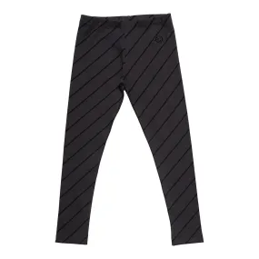 Legging Lost Charcoal Diagonal Stripe