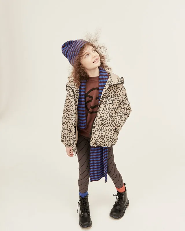 Legging Lost Charcoal Diagonal Stripe