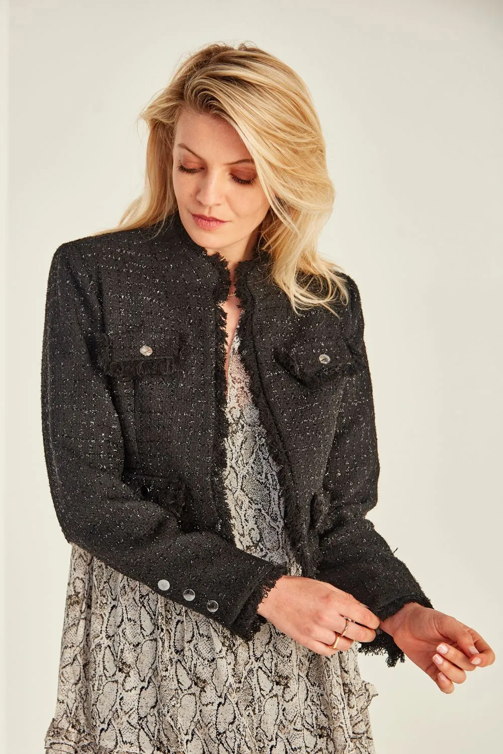 Lemon Tree - Judith Jacket - LT850 - Black - 50% Off 1 x 14 left