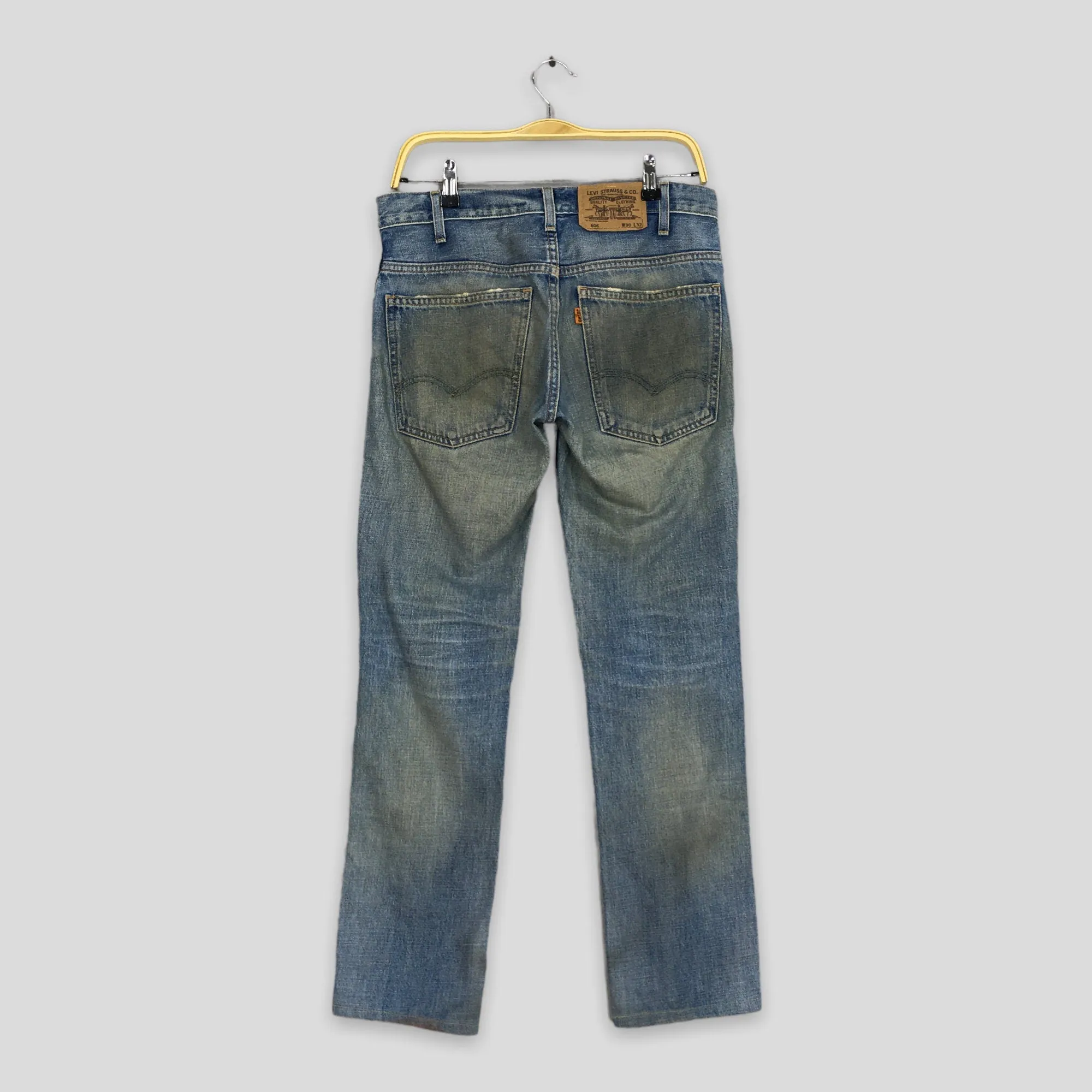 Levi's 606 Light Wash Blue Jeans Size 31x28.5