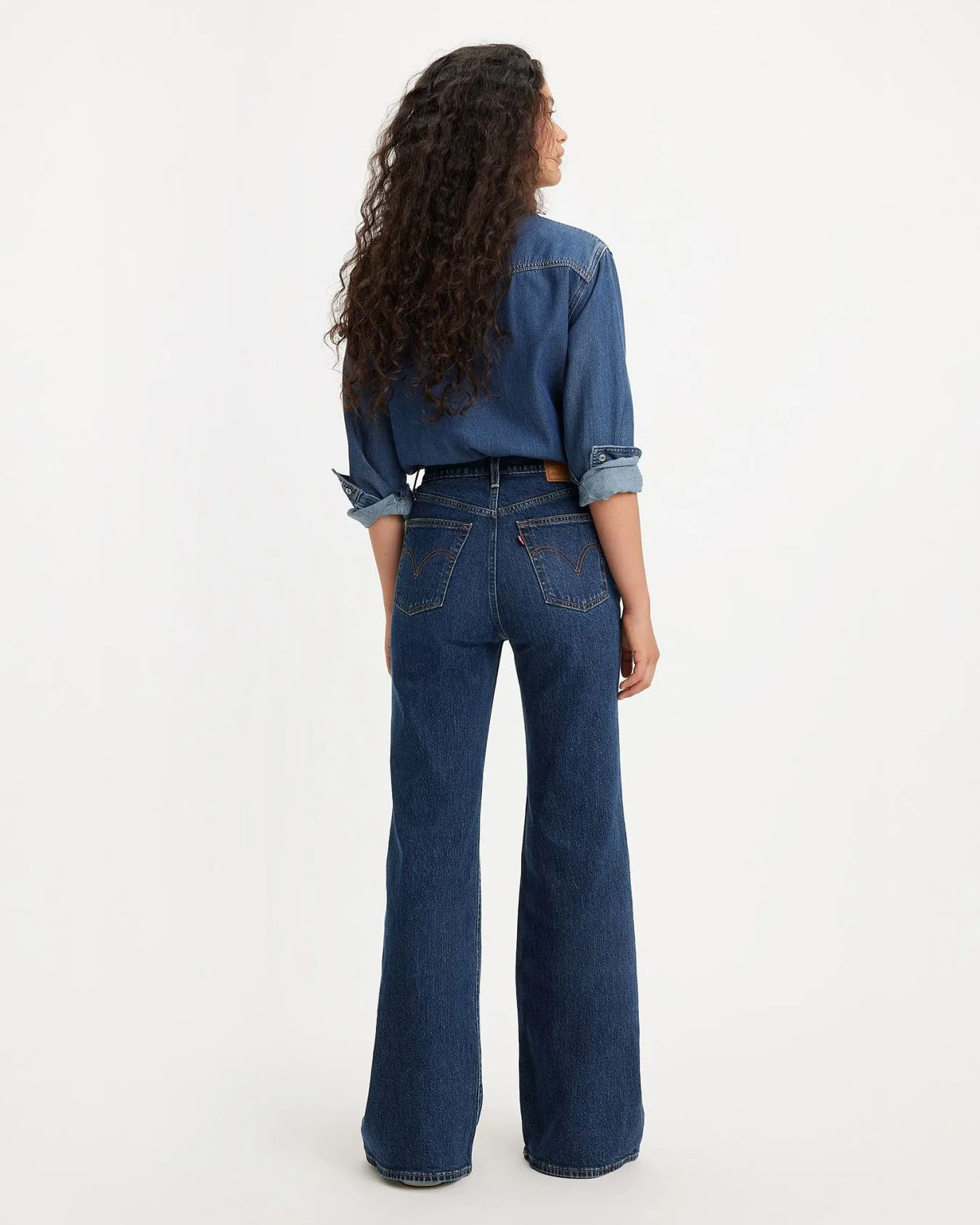 Levi's® Womens Ribcage Bells Flared Jeans - Sonoma Train