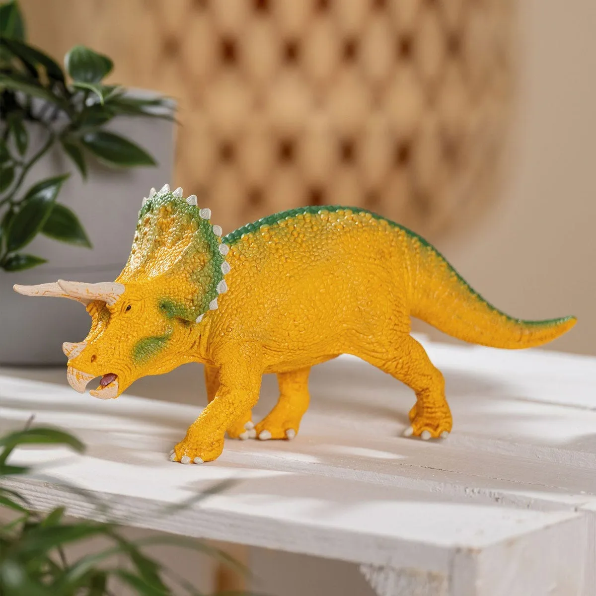 Limited-Edition Yellow Triceratops