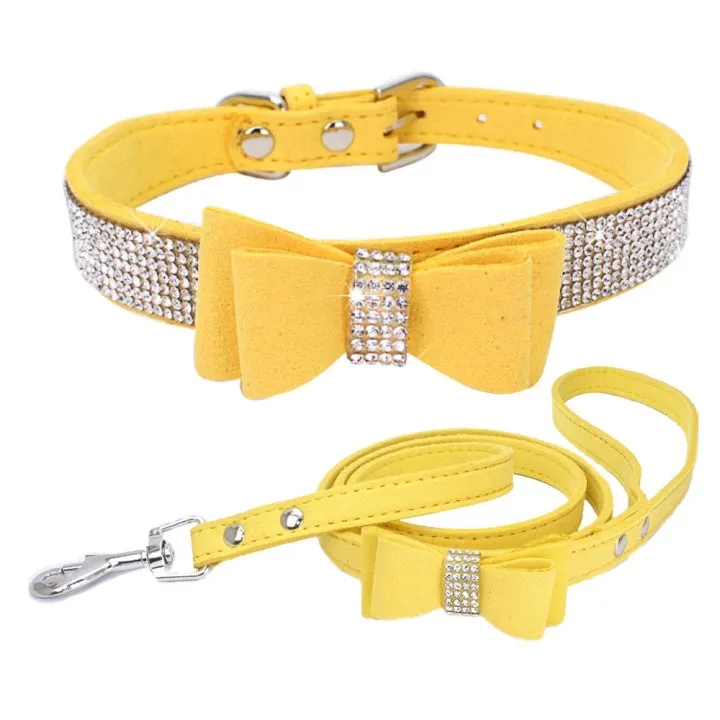 Lovely Bowknot Style Colorful Pet Collar