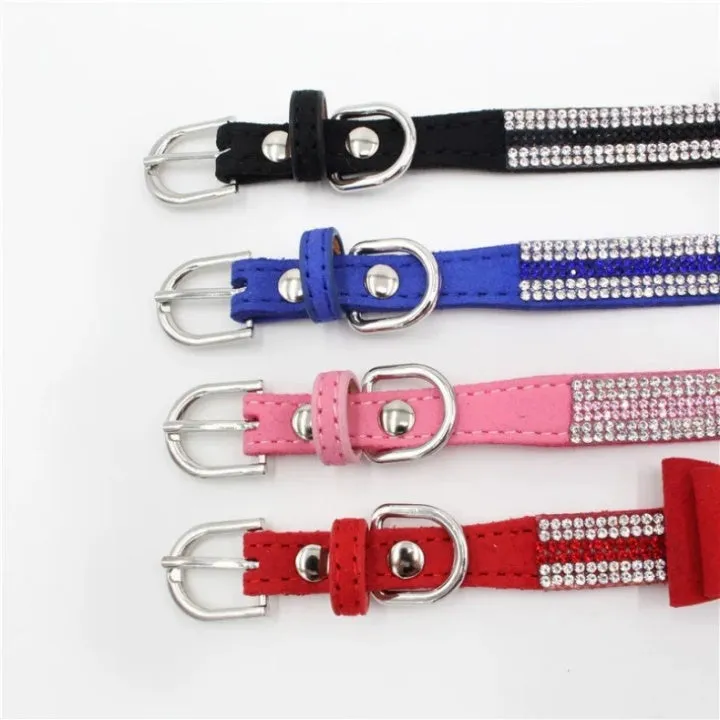 Lovely Bowknot Style Colorful Pet Collar