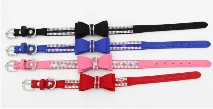 Lovely Bowknot Style Colorful Pet Collar
