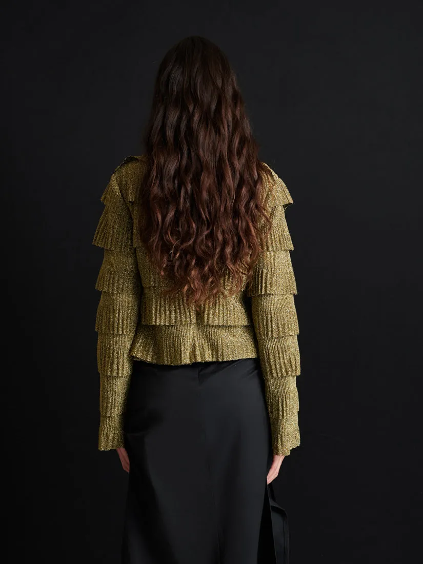 <b> Ghospell </b> Keily Ruffled Top