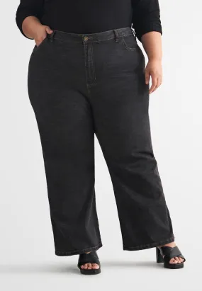 Lucie High Waist Loose Fit Straight Cut Jeans