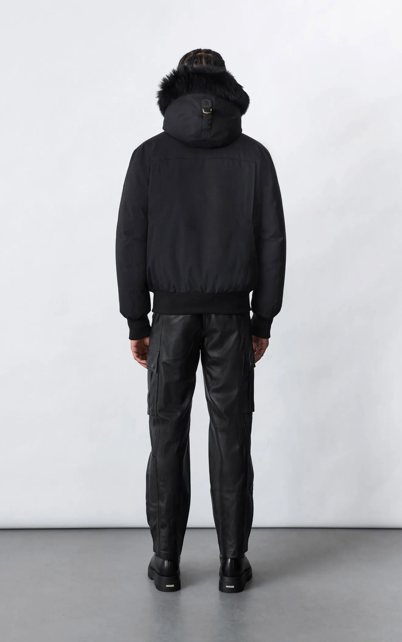 MACKAGE DIXON-BX MENS HOODED DOWN COAT Mens Apparel