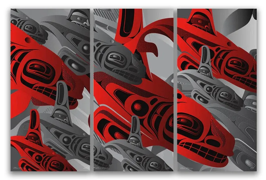 Making Waves Triptych Limited Edition Print