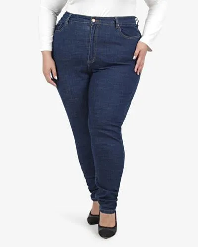 Mamacita High Waist Skinny Jeans - Dark Blue