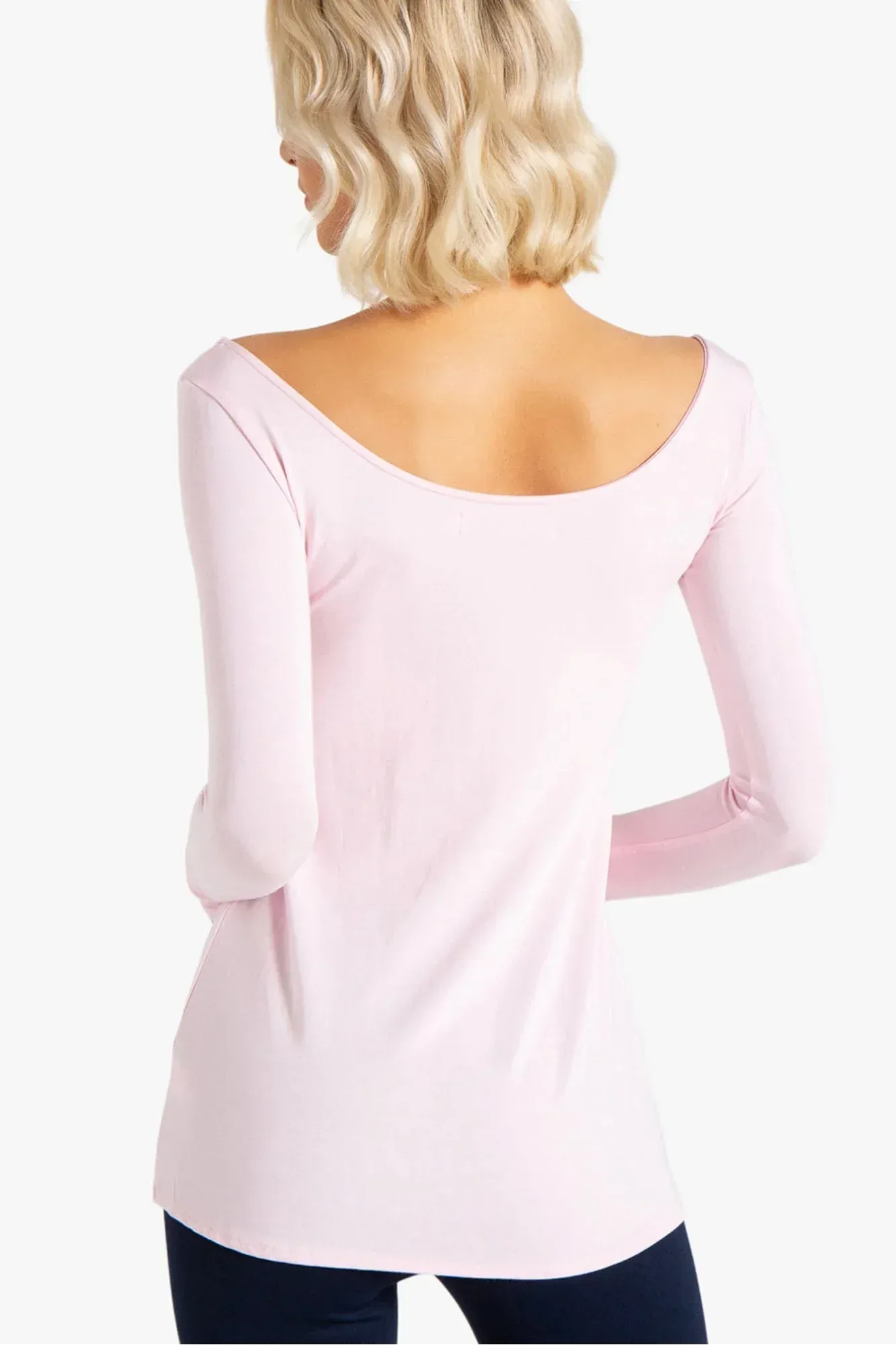 MARINA BOAT NECK TUNIC (PINK)