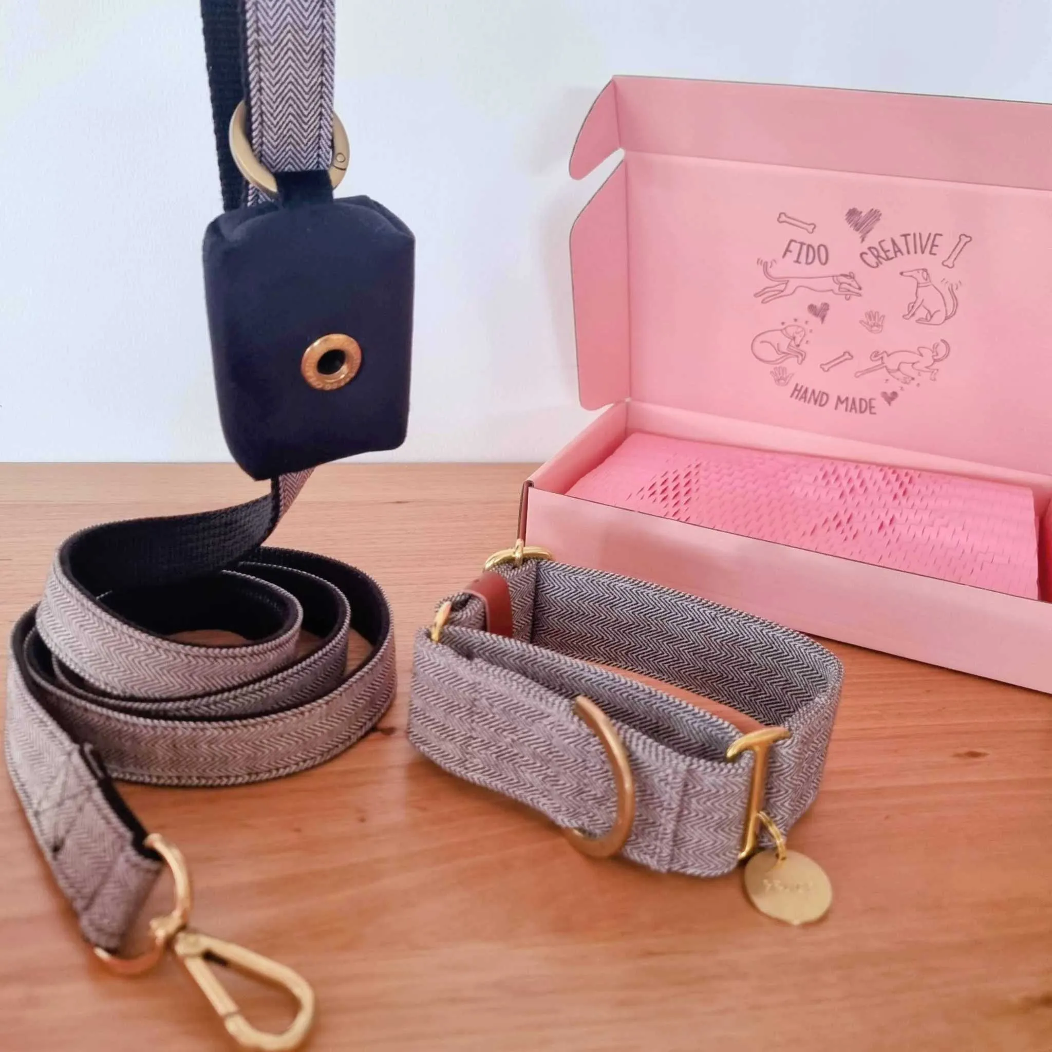 Martingale collar - Herringbone